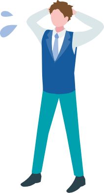 事業に余裕がなくて焦っている人